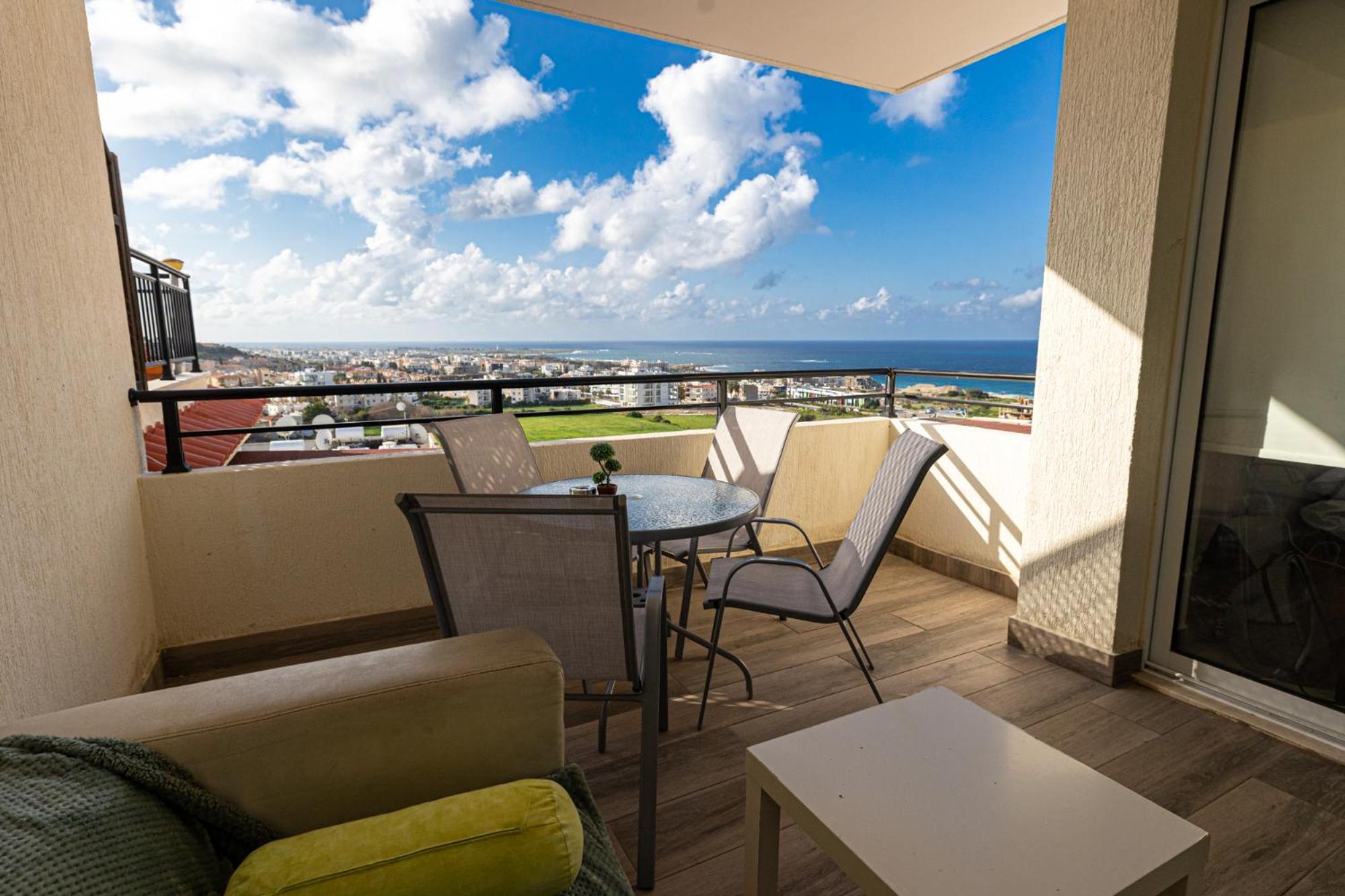 Eden Blue-Horizon 1B, Paphos, Sea View, Pool Konia Exterior foto
