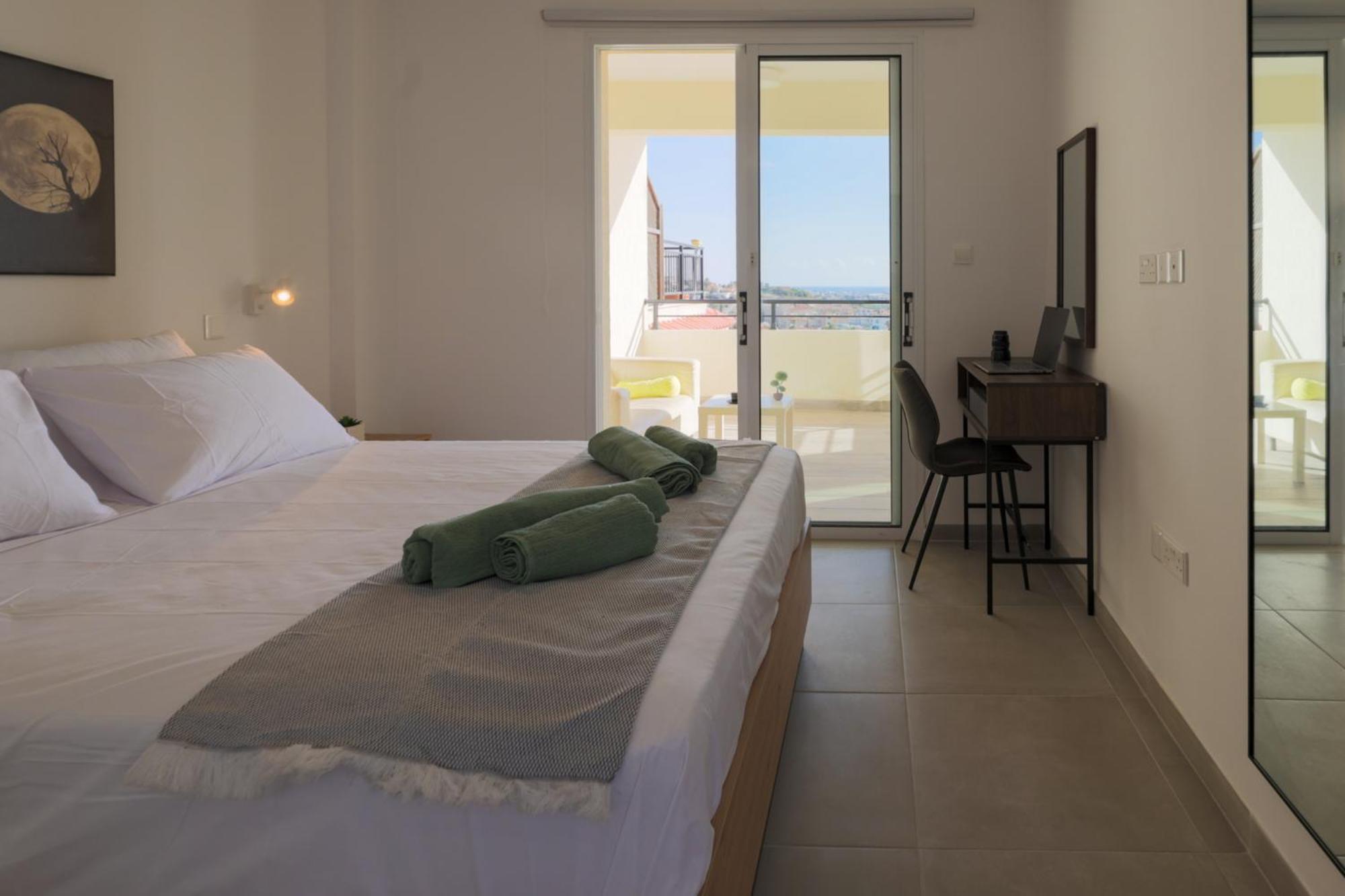 Eden Blue-Horizon 1B, Paphos, Sea View, Pool Konia Exterior foto