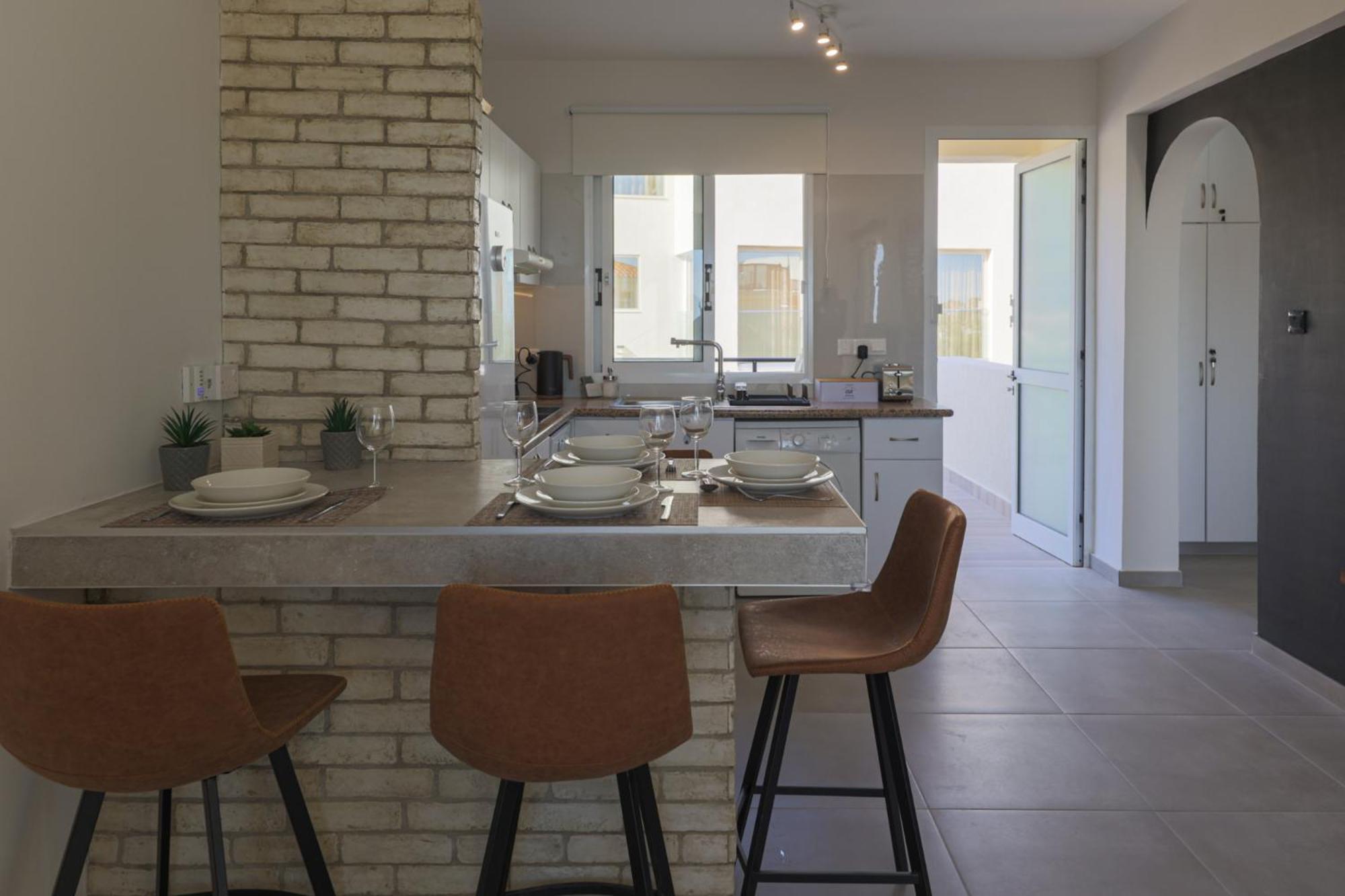 Eden Blue-Horizon 1B, Paphos, Sea View, Pool Konia Exterior foto